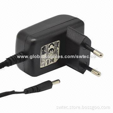 External 4W EU Plug-in Switching Power Supply, 100-240V AC, 50/60Hz, ErP, CEC Level V, MEPS IV